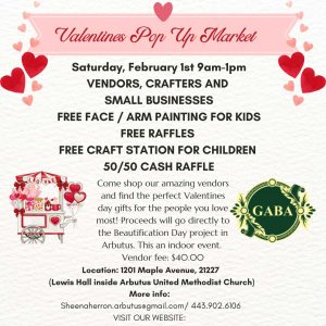Valentine Pop Up Market