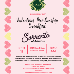 Valentines Membership Breakfast